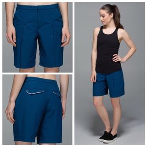 Lululemon Long Story Shorts Poseidon Blue NWT